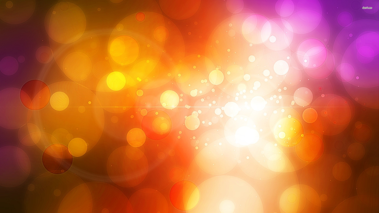 Red and Yellow Bokeh Lights. Wallpaper in 1280x720 Resolution