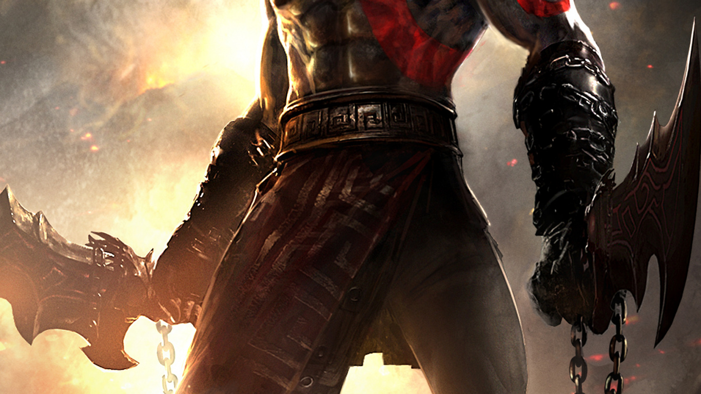 Kratos Walpaper, God of War Ragnark, God of War, God of War Ghost of Sparta, Kratos. Wallpaper in 1366x768 Resolution