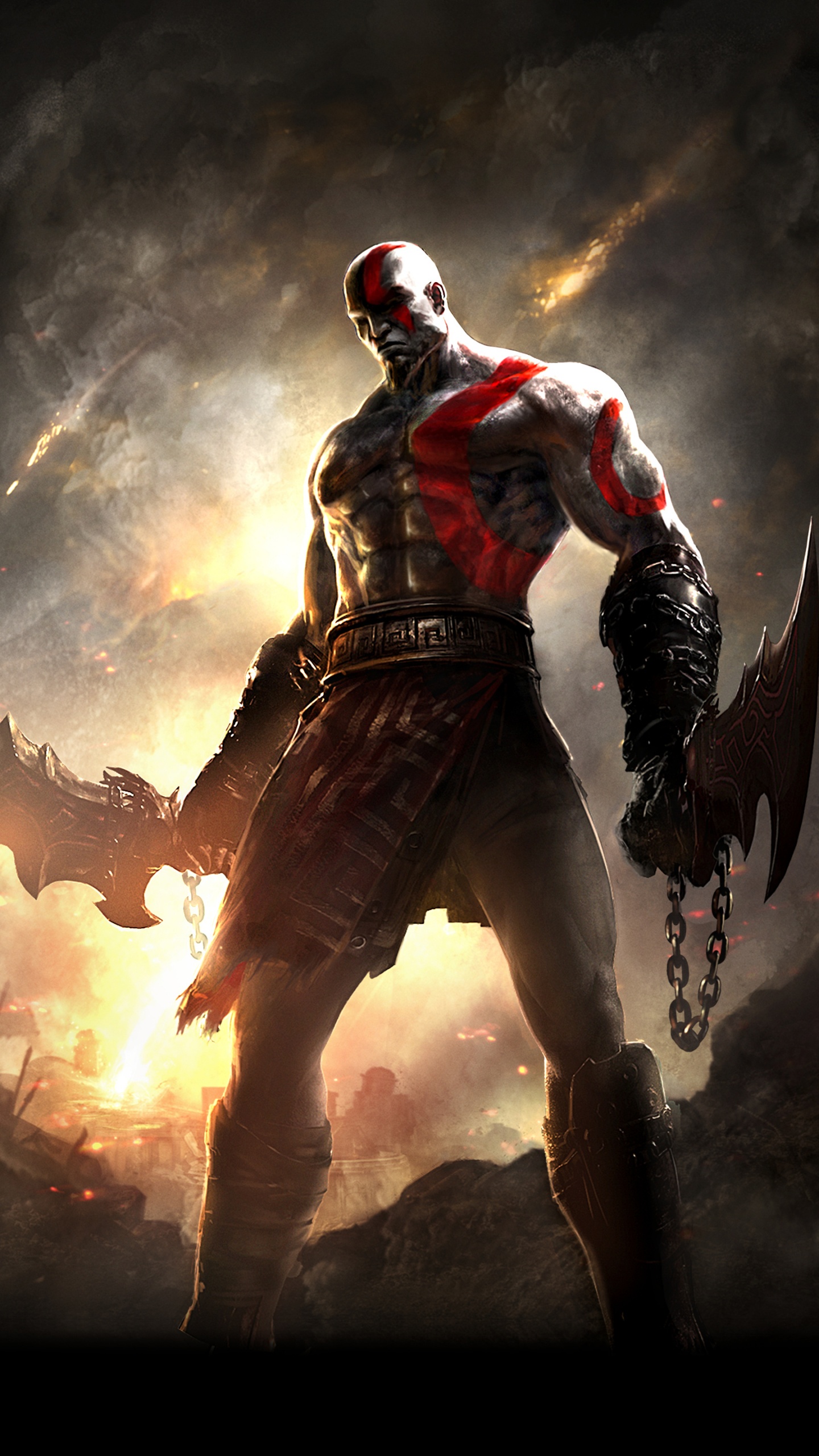 Kratos Walpaper, God of War Ragnark, God of War, God of War Ghost of Sparta, Kratos. Wallpaper in 1440x2560 Resolution
