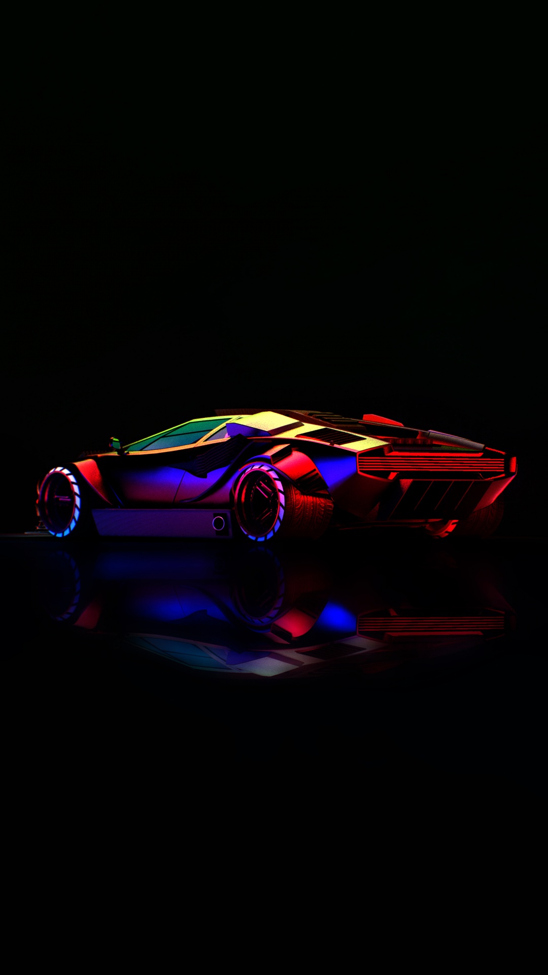 El Efecto Visual de la Iluminación, Coche, M-027, Rueda, Iluminación Automotriz. Wallpaper in 1080x1920 Resolution