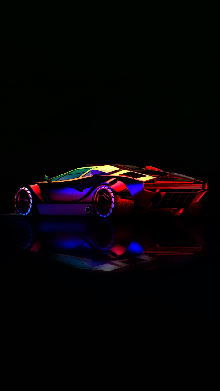 El Efecto Visual de la Iluminación, Coche, M-027, Rueda, Iluminación Automotriz. Wallpaper in 720x1280 Resolution