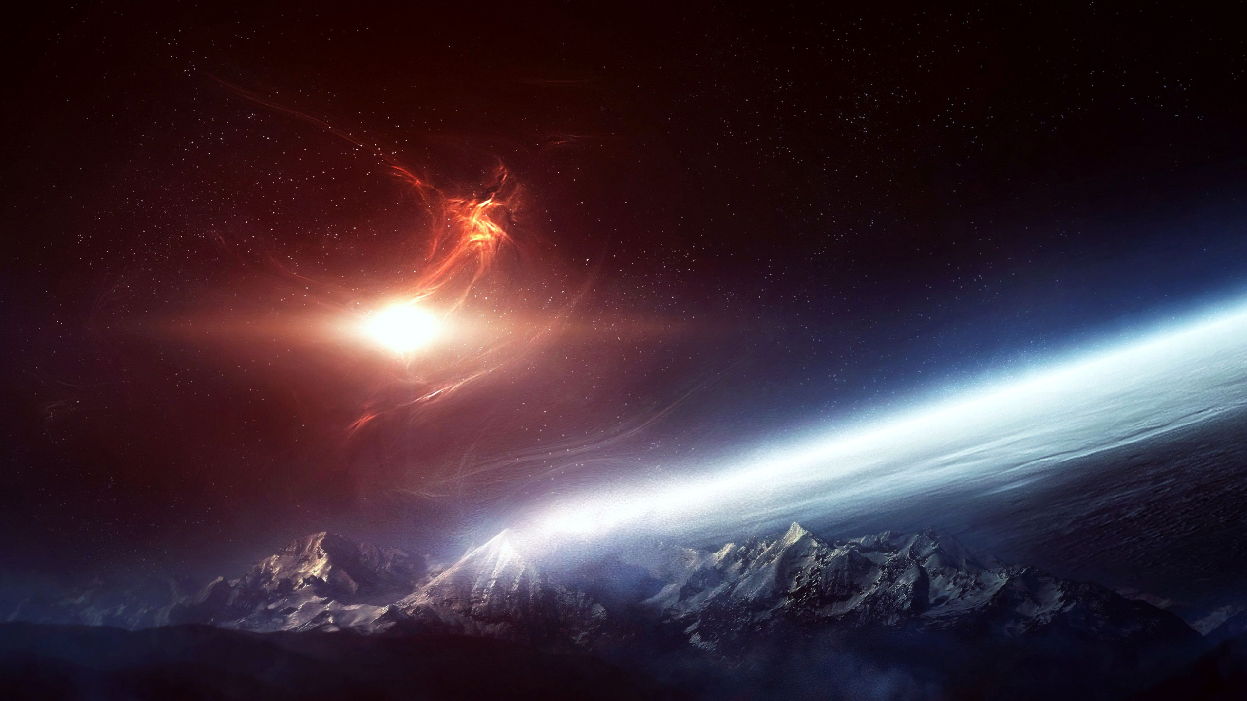 气氛, 外层空间, 天文学对象, 空间 壁纸 2560x1440 允许