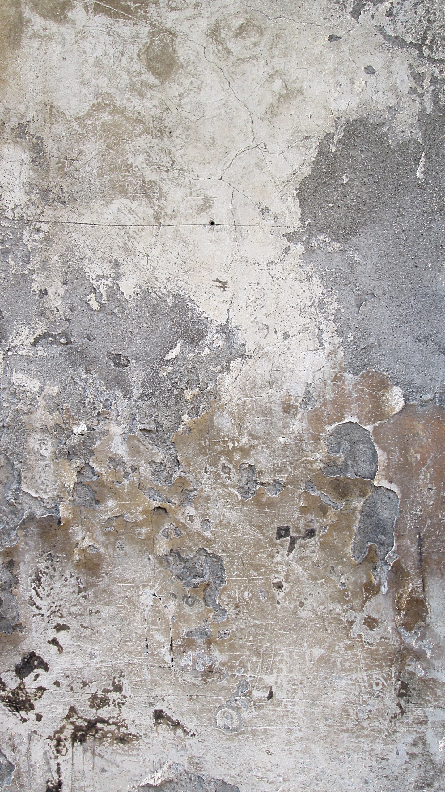 Mur de Béton Marron et Blanc. Wallpaper in 1440x2560 Resolution