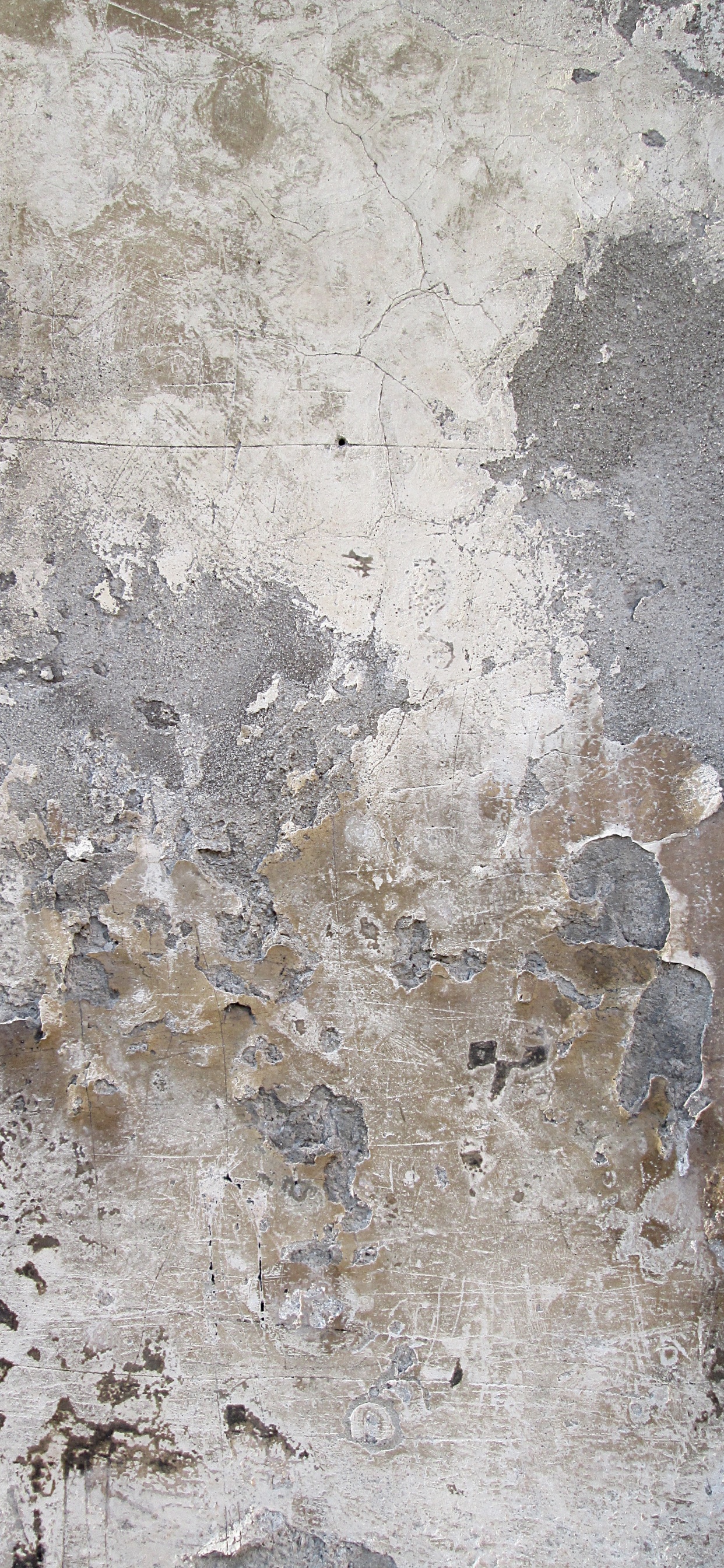 Braune Und Weiße Betonwand. Wallpaper in 1242x2688 Resolution