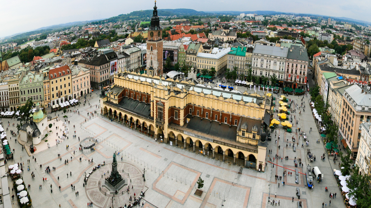Aerial View of City During Daytime. Wallpaper in 1280x720 Resolution