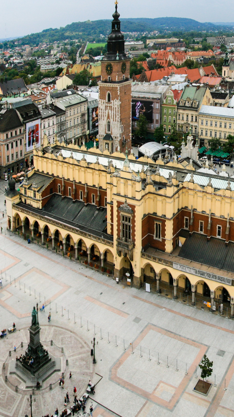 Aerial View of City During Daytime. Wallpaper in 750x1334 Resolution