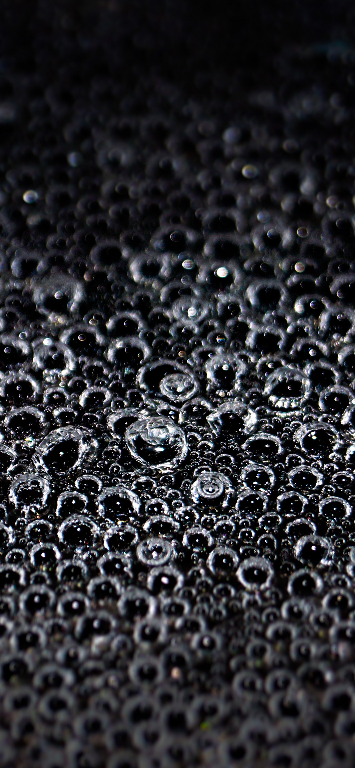 Black, Water, Pattern, Drop, Metal. Wallpaper in 1242x2688 Resolution