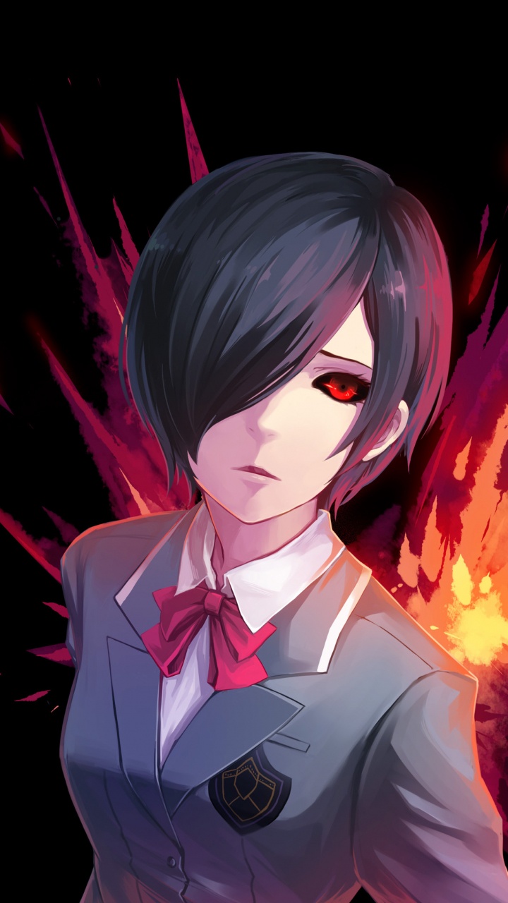 Personaje de Anime Masculino de Pelo Morado. Wallpaper in 720x1280 Resolution