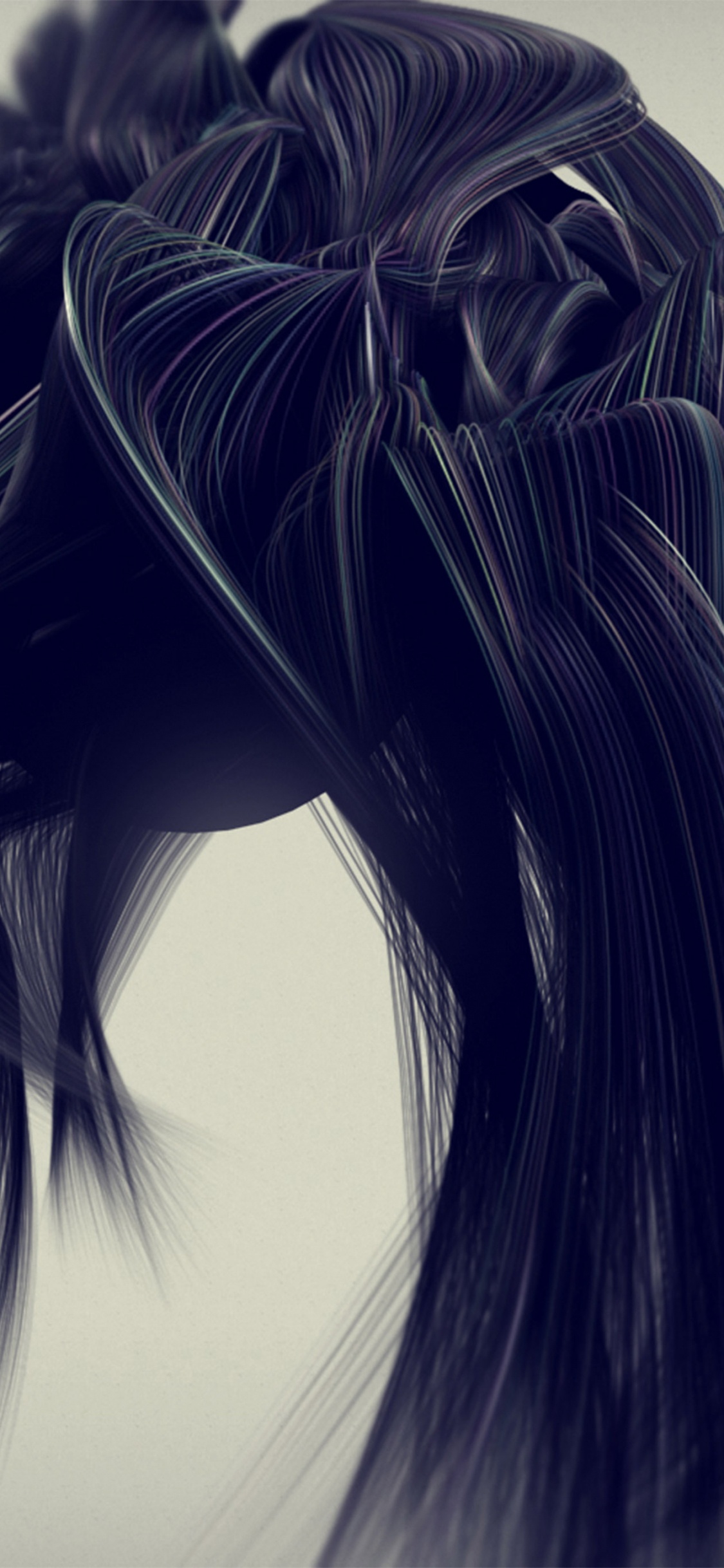 Digitale Kunst, Kunst, Äpfeln, Abstrakte Kunst, Haar. Wallpaper in 1125x2436 Resolution