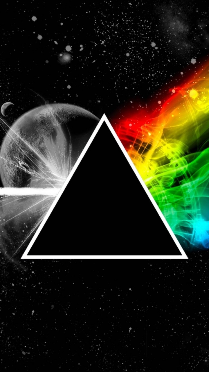 Pink Floyd, The Dark Side of The Moon, Space, Graphic Design, Astronomical Object. Wallpaper in 720x1280 Resolution