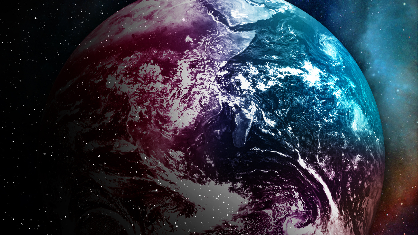 Earth Oval, The Blue Marble, Earth, Apollo 17, Atmosphere. Wallpaper in 1366x768 Resolution