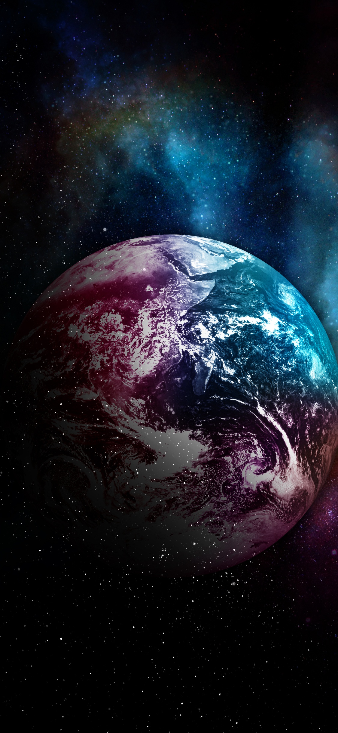 Ovale de la Terre, Le Marbre Bleu, Terre, Apollon 17, Atmosphère. Wallpaper in 1125x2436 Resolution