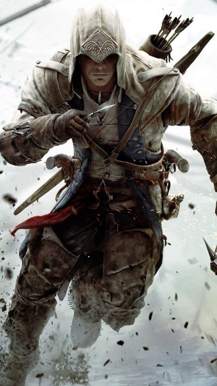 Assassins Creed III, Soldado, Edward Kenway, Connor Kenway, Altar De Ibn-LaAhad. Wallpaper in 750x1334 Resolution