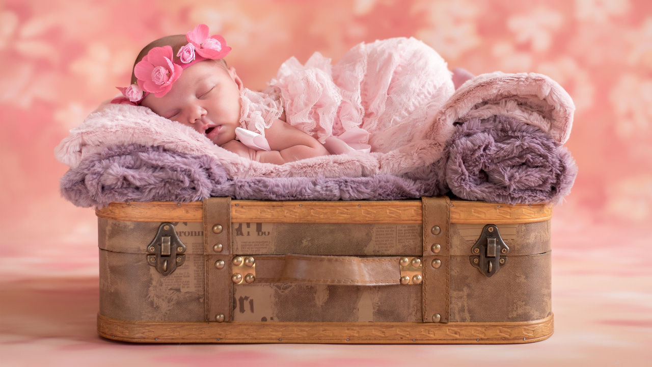 Cute Baby Baby Sleeping, Infant, Sleep, Footwear, Shoe. Wallpaper in 1280x720 Resolution