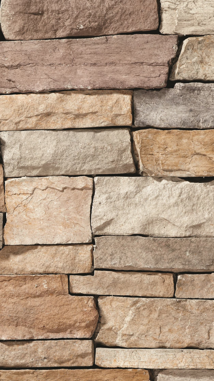 石壁, 砖石, 砌砖, 砖, 石饰面 壁纸 750x1334 允许