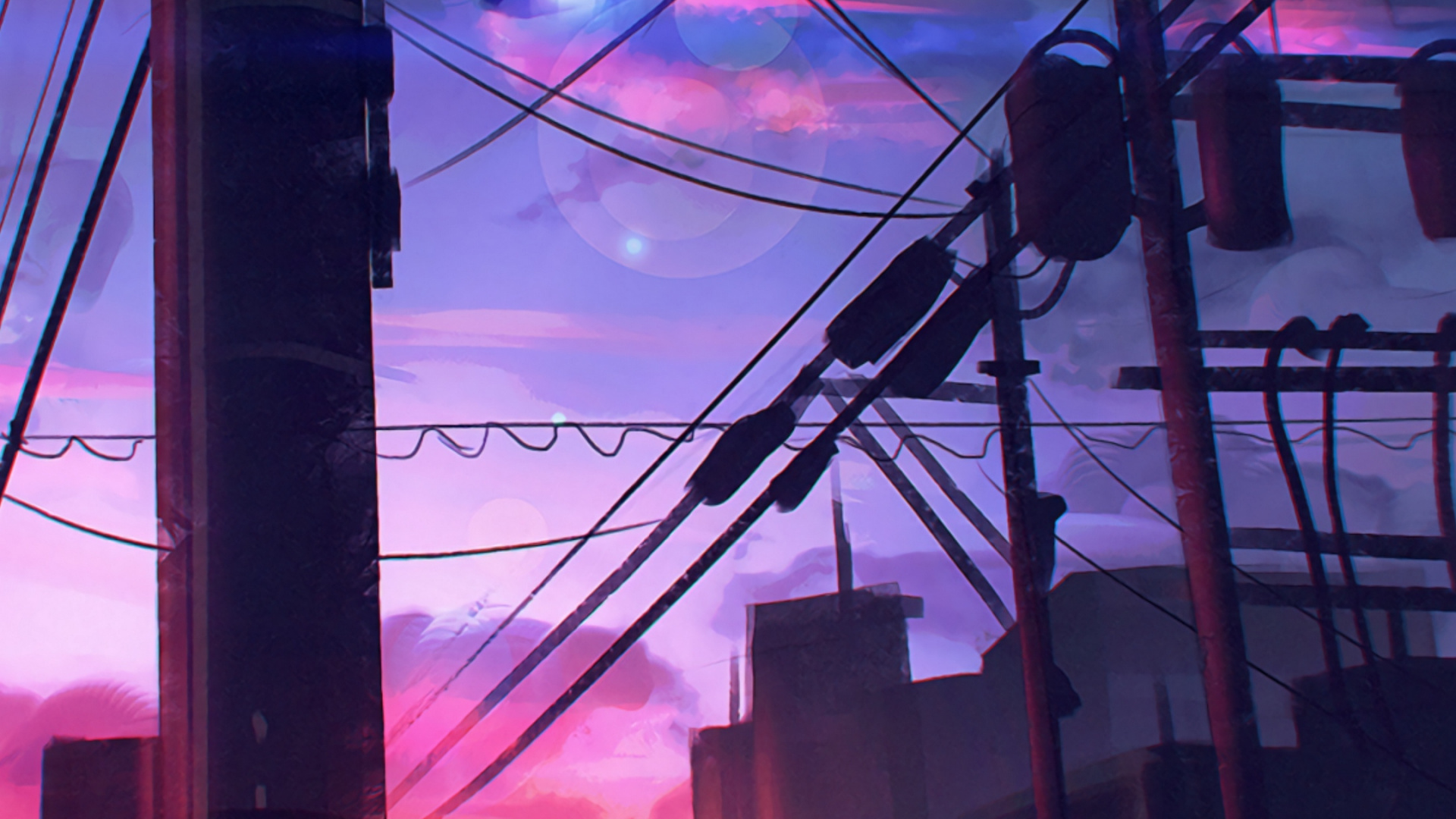 Art du Ciel Crépusculaire, Art, Conception, L'art Moderne, Artiste. Wallpaper in 1920x1080 Resolution