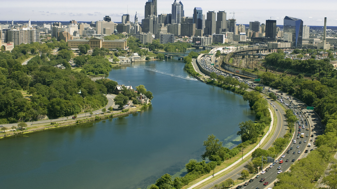 Aerial View of City Buildings During Daytime. Wallpaper in 1280x720 Resolution