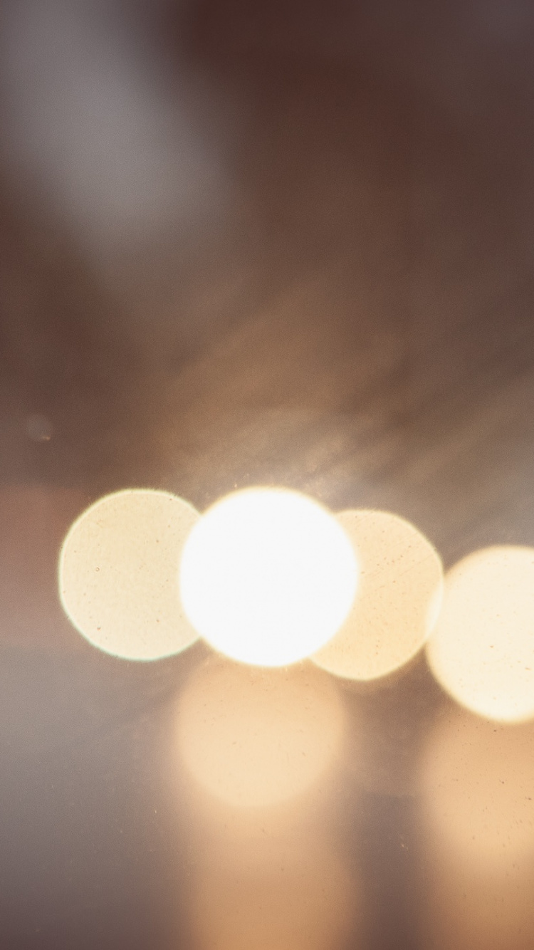 Bokeh, Lumière, Éclairage, Nuit, Ampoule. Wallpaper in 750x1334 Resolution