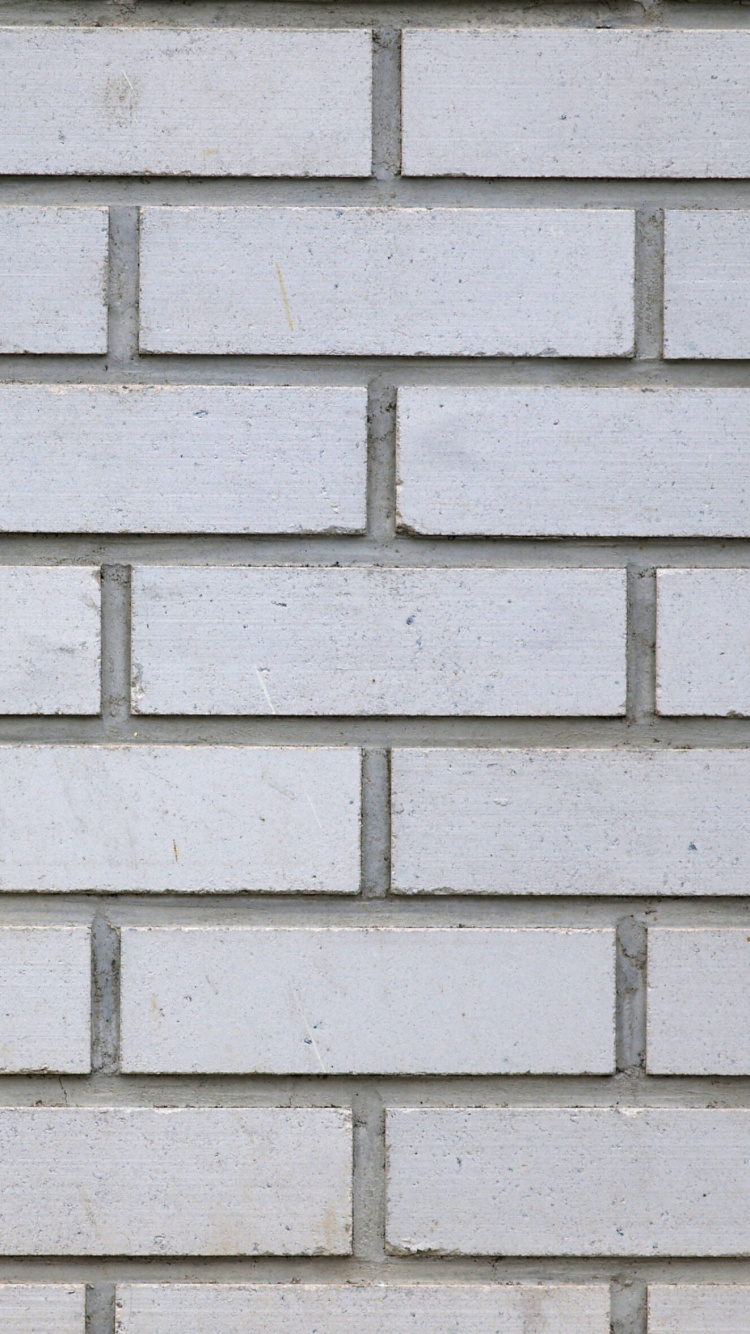 Pared de Ladrillo Blanco y Marrón. Wallpaper in 750x1334 Resolution