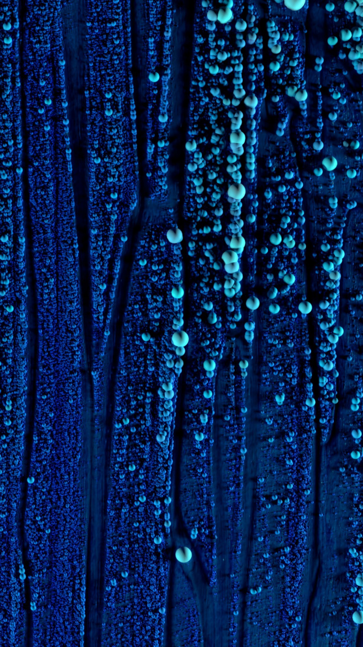 Pintura Abstracta Azul y Blanca. Wallpaper in 750x1334 Resolution