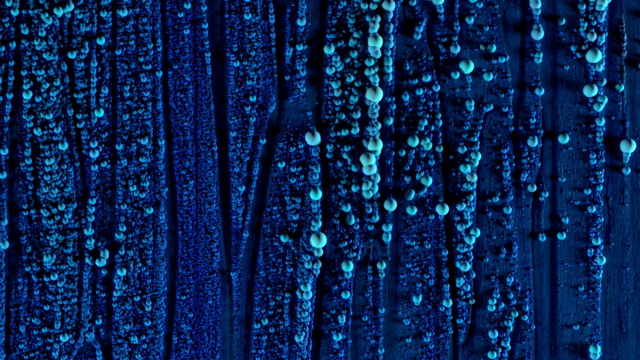 Blaue Und Weiße Abstrakte Malerei. Wallpaper in 1280x720 Resolution