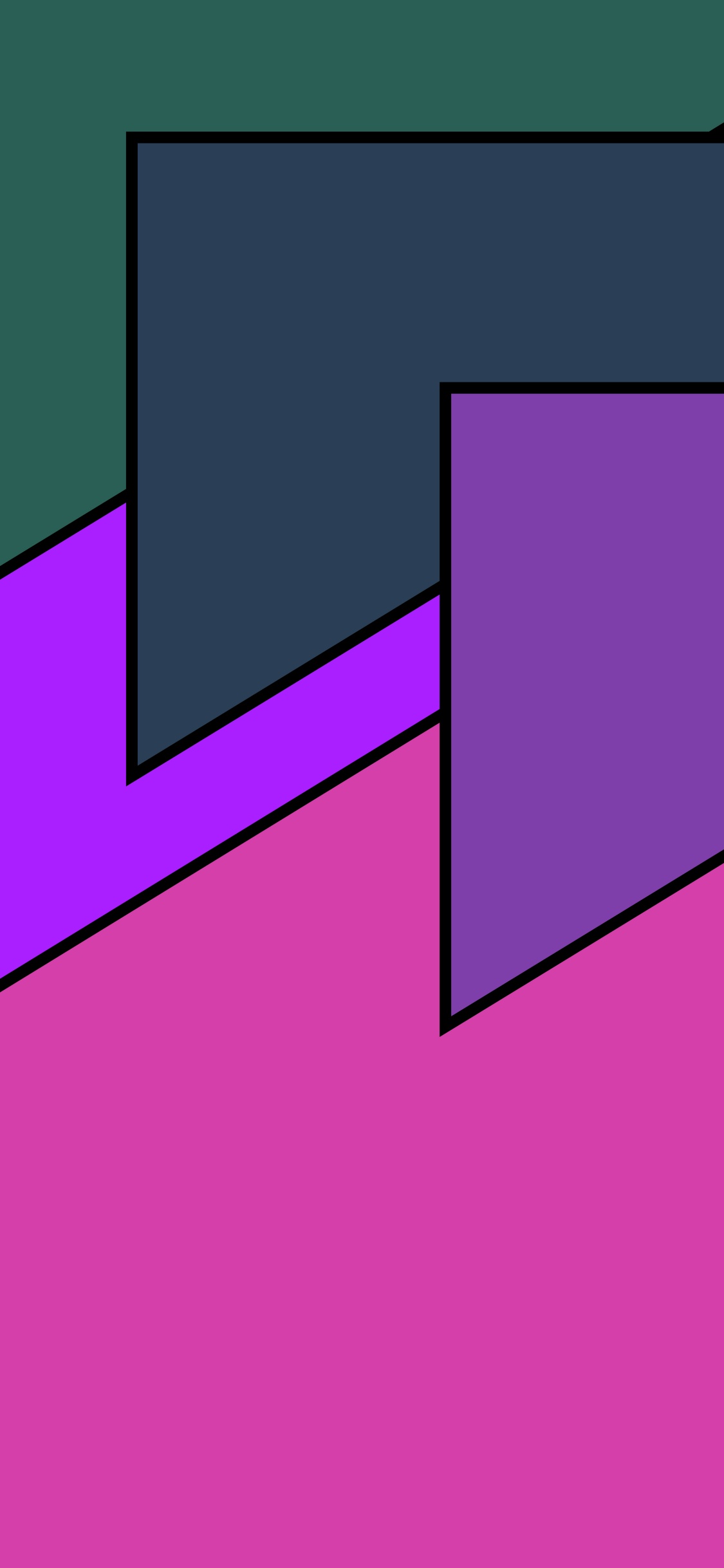 Triangle, Purple, Rectangle, Violette, Propriété Des Matériaux. Wallpaper in 1125x2436 Resolution