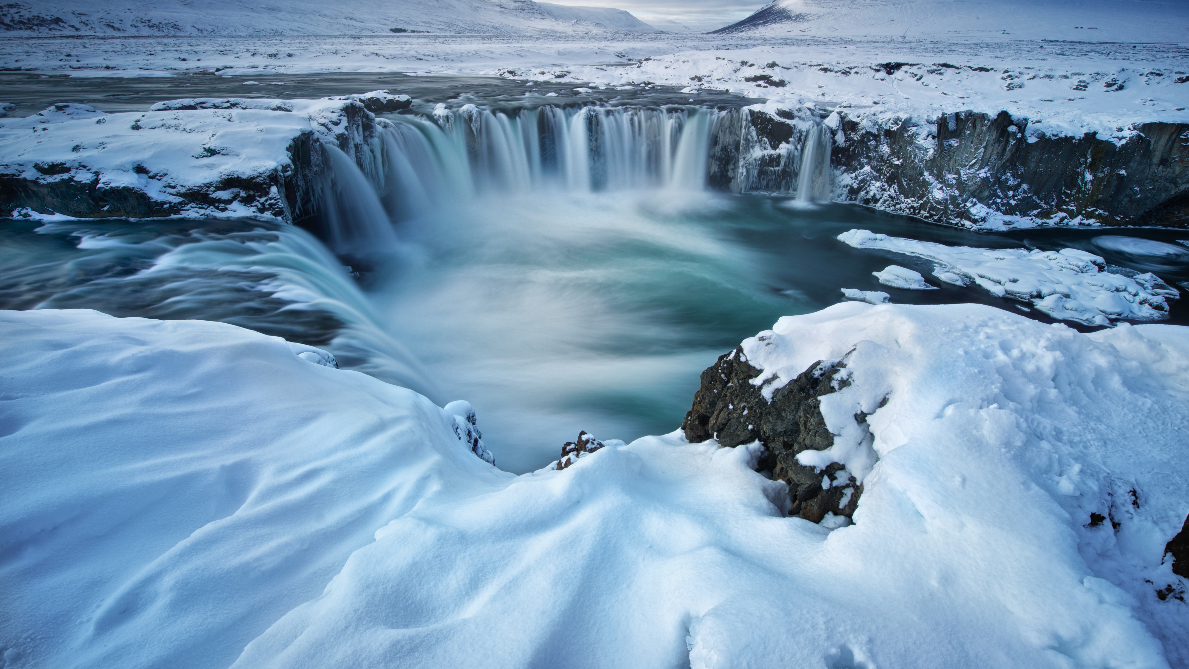 Cascada de Goafoss, Cascadas de Gullfoss, Skgafoss, Dettifoss, Seljalandsfoss. Wallpaper in 3840x2160 Resolution