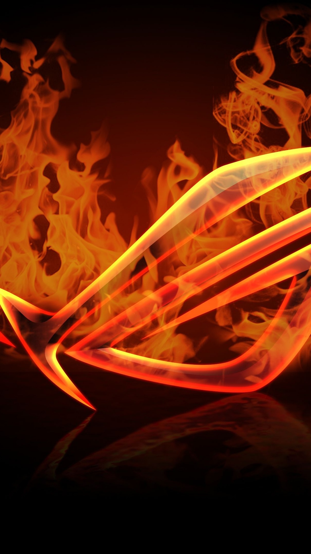 Flame, Netbook, Fire, Asus, Intel Core I7. Wallpaper in 1080x1920 Resolution