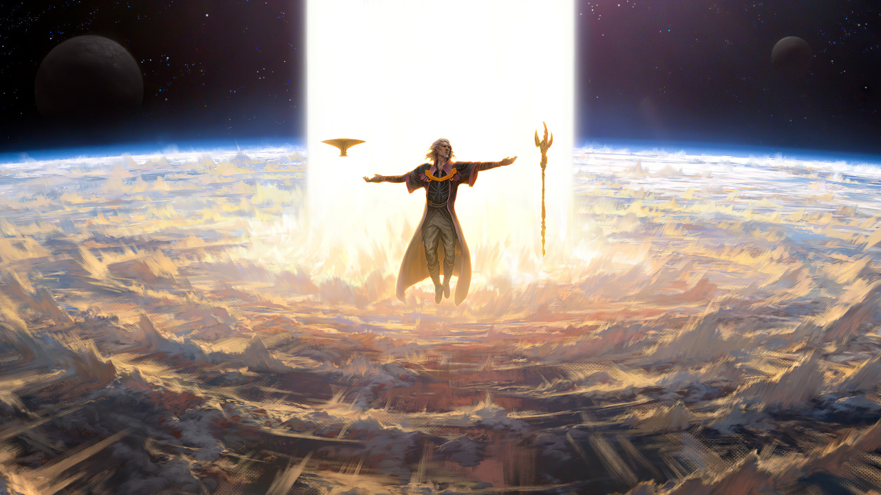 Explosion Ruineuse D'Urzas, Magic The Gathering, Atmosphère, Terre, Objet Astronomique. Wallpaper in 1280x720 Resolution