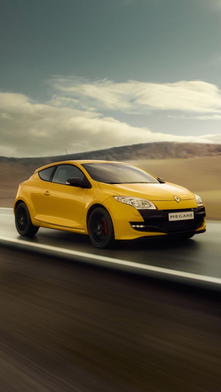 Audi Jaune a 4 Sur un Désert. Wallpaper in 720x1280 Resolution