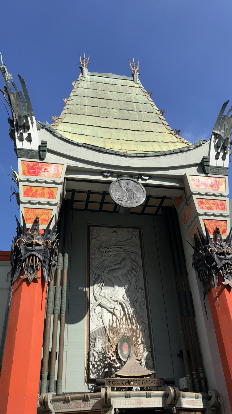 Hollywood, Teatro Chino Graumans, Tcl Teatro Chino, Faade, Arquitectura. Wallpaper in 750x1334 Resolution