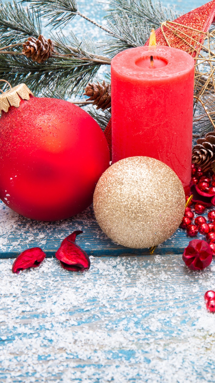 Neujahr, Weihnachten, Weihnachtsdekoration, Christmas Ornament, Fir. Wallpaper in 720x1280 Resolution