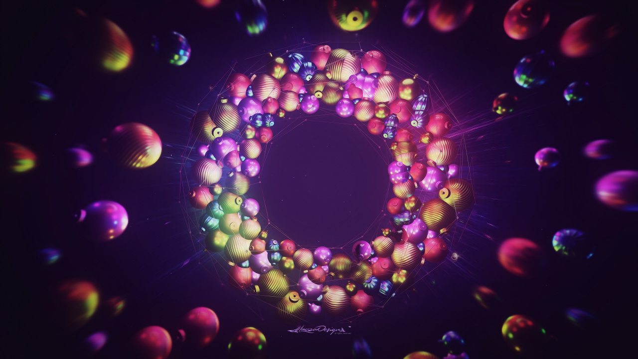 Entertainment, Petal, Circle, Christmas Decoration, Christmas Ornament. Wallpaper in 1280x720 Resolution
