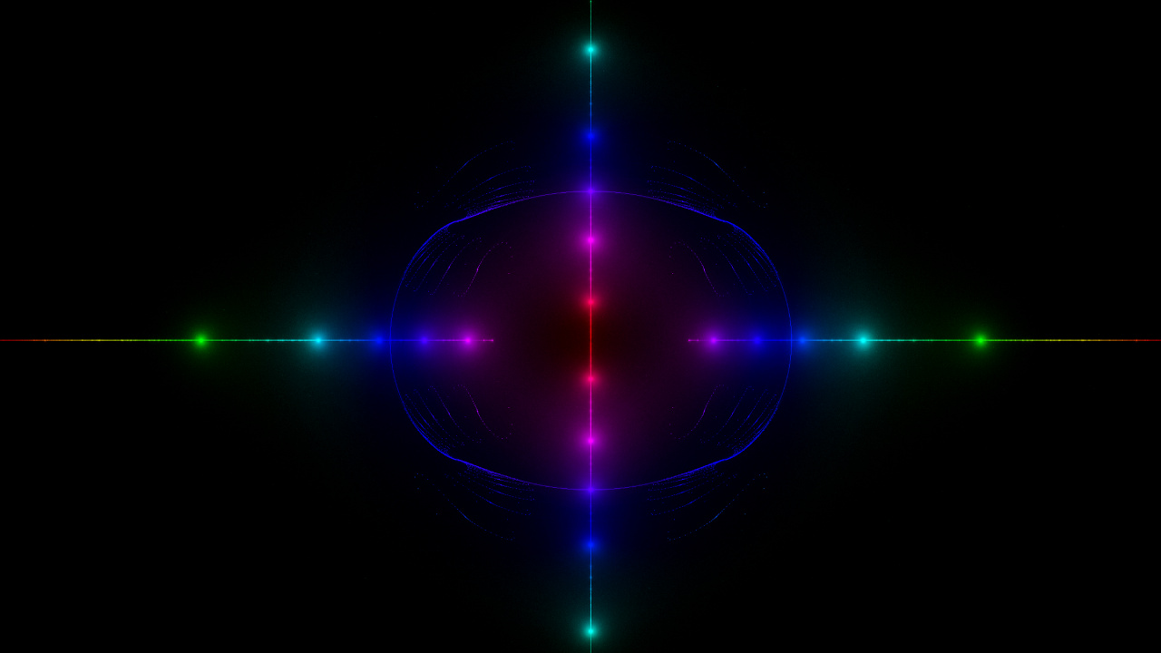 Luz Verde Sobre Fondo Negro. Wallpaper in 1280x720 Resolution