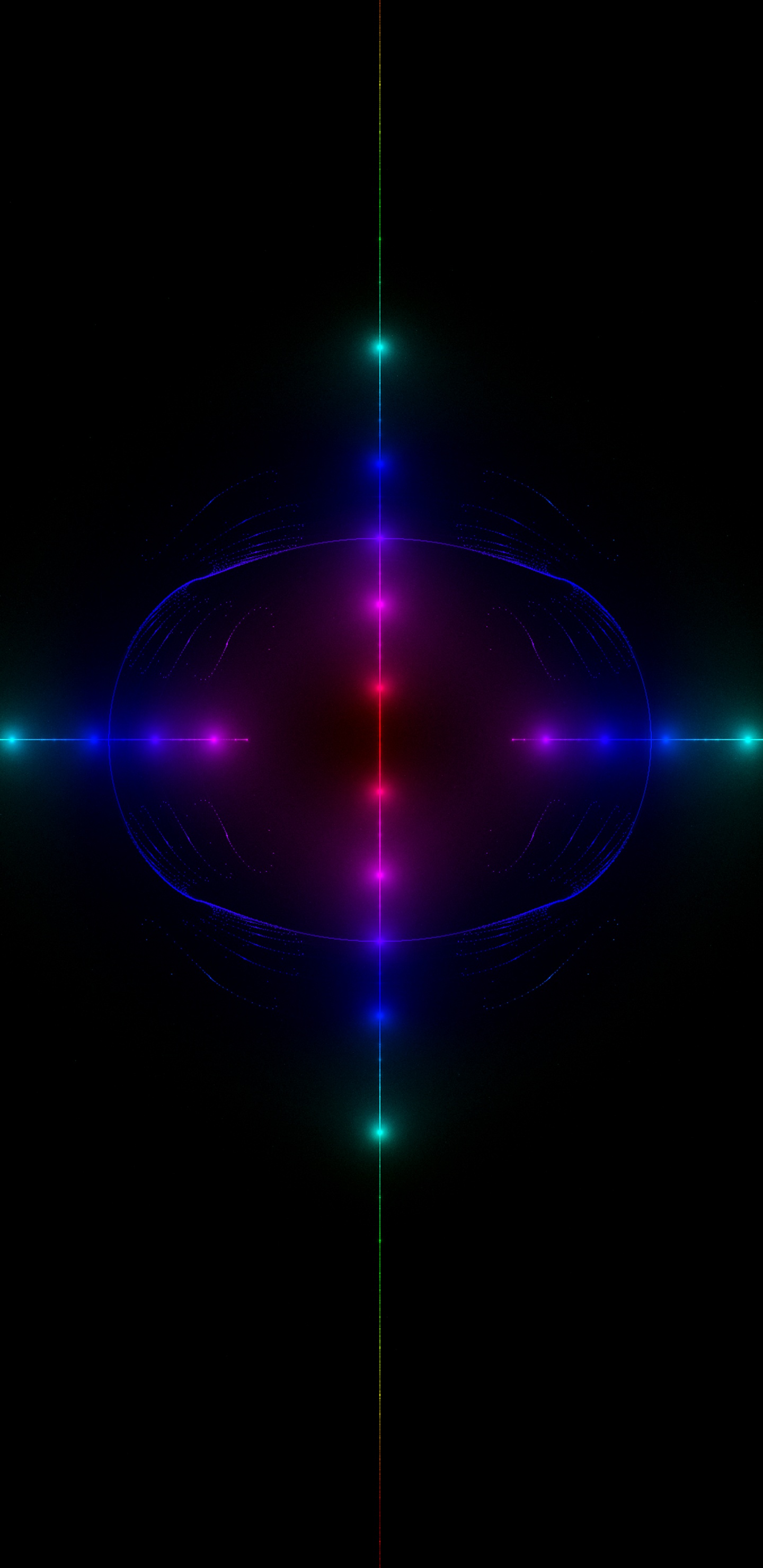 Feu Vert Sur Fond Noir. Wallpaper in 1440x2960 Resolution