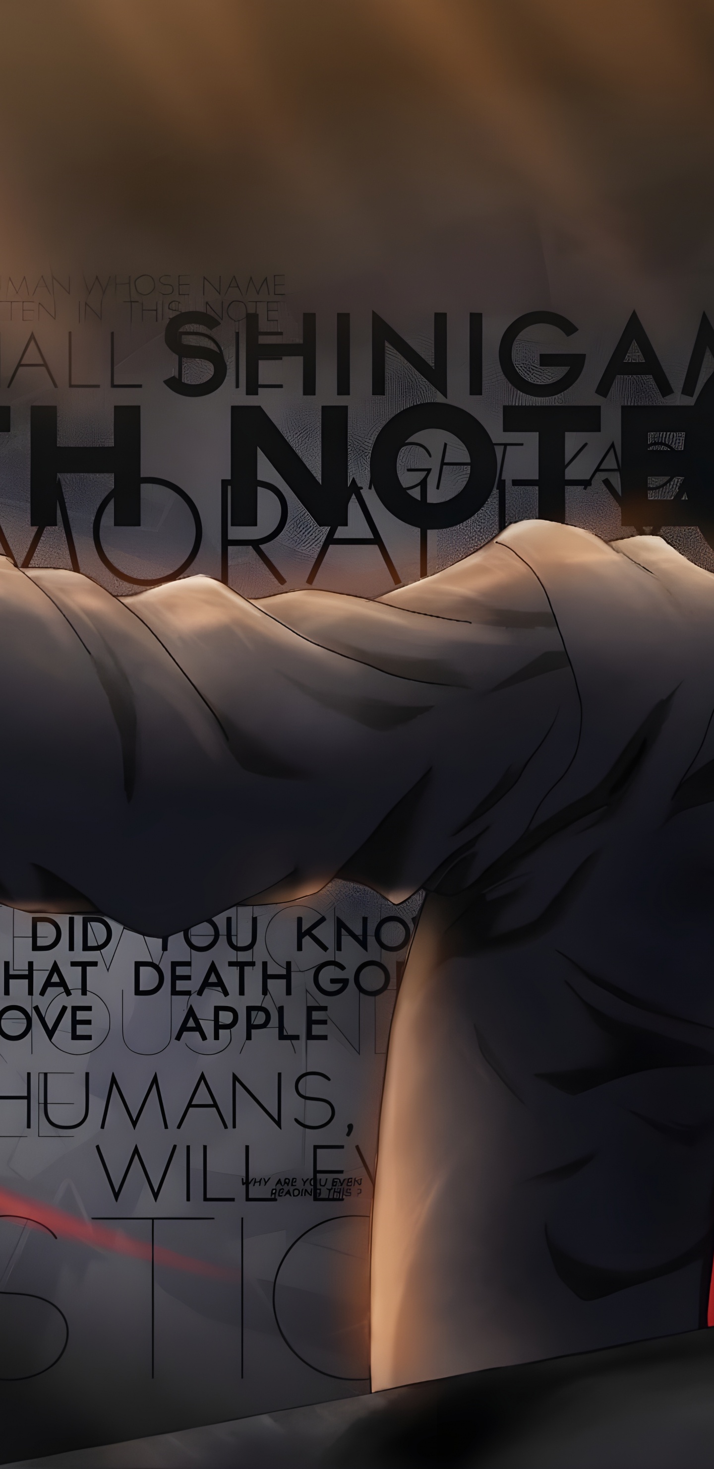 Light Yagami, Ryuk, Death Note, R E M, Animated Cartoon. Wallpaper in 1440x2960 Resolution