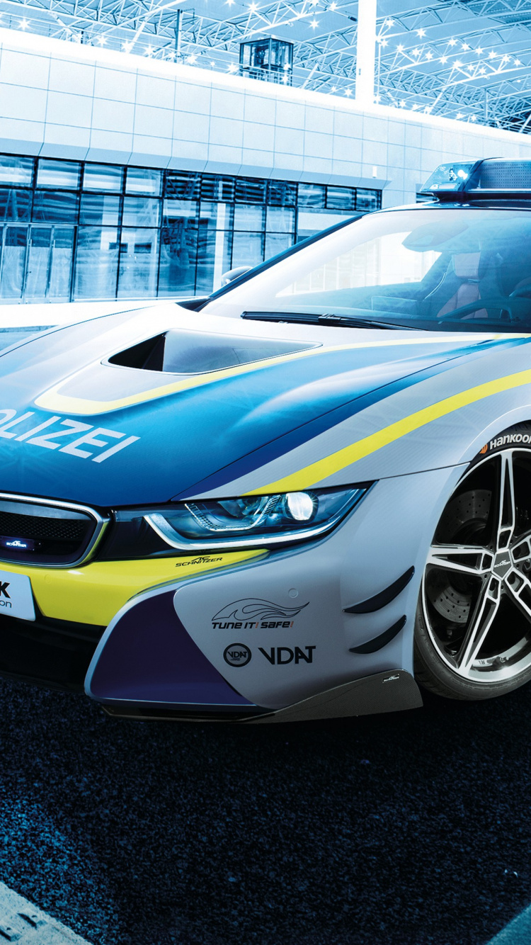 I8英寸, 宝马I8跑车, 宝马i8政变, 新宝马AG, 警车 壁纸 750x1334 允许