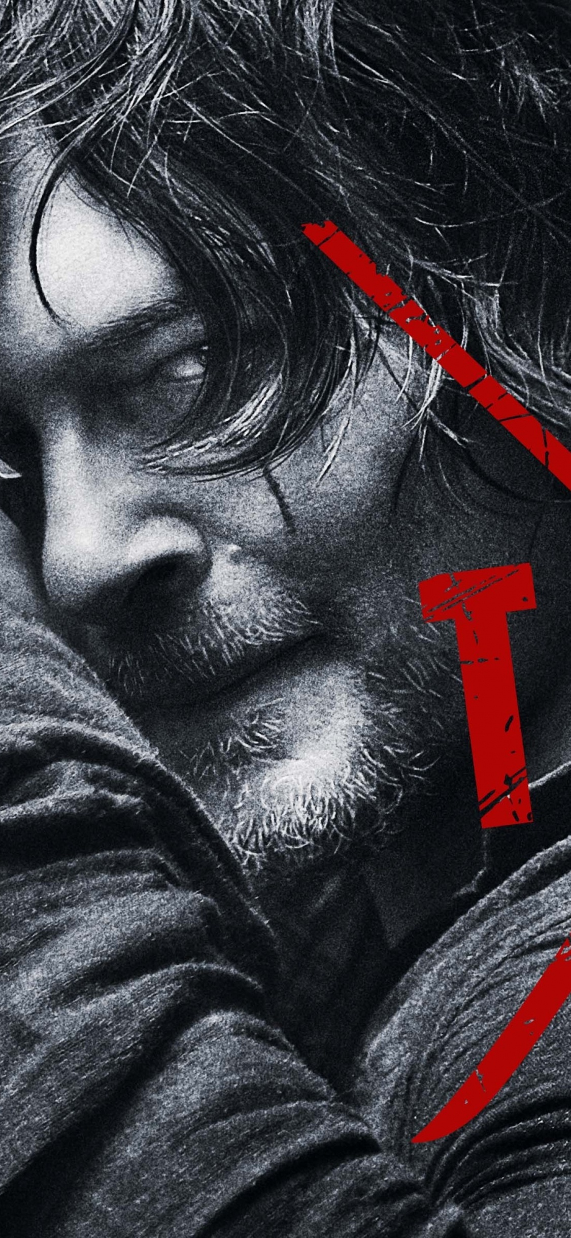 The Walking Dead, Michael Cudlitz, Rick Grimes, Daryl Dixon, Amc. Wallpaper in 1125x2436 Resolution