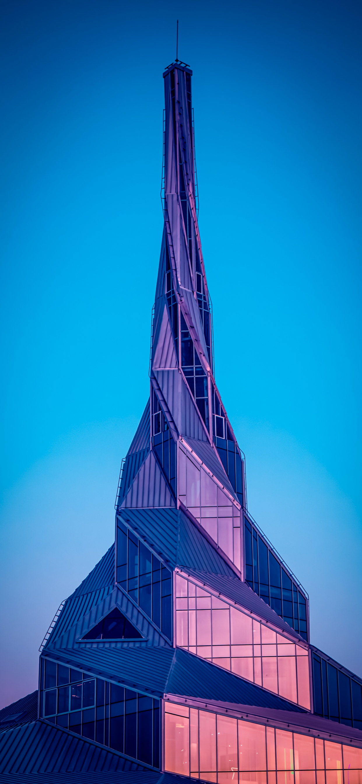 建筑, 艺术, 紫色的, 塔块, 金字塔 壁纸 1242x2688 允许