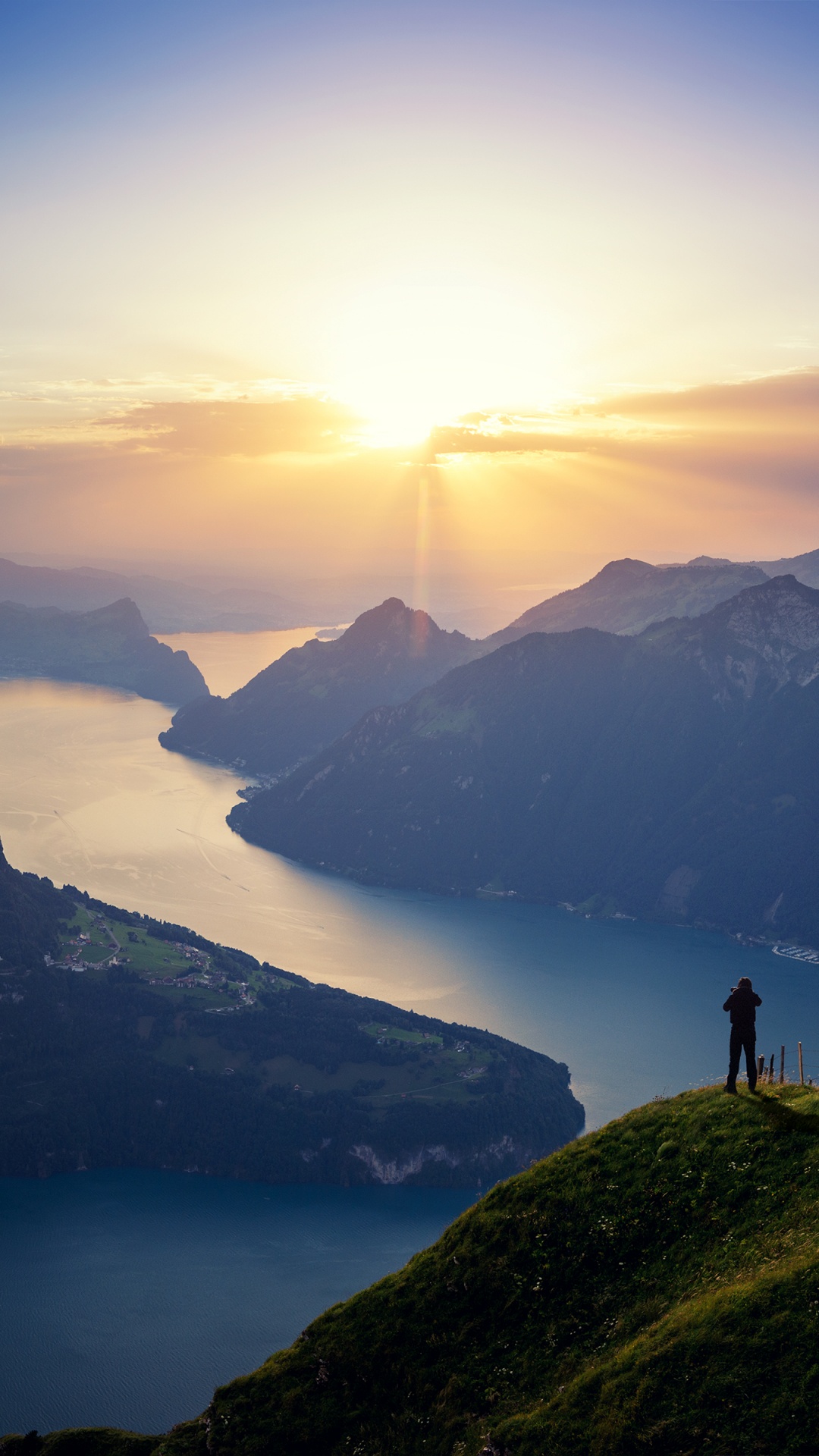 Alpen, Deutschland, Natur, Cloud, Wasser. Wallpaper in 1080x1920 Resolution