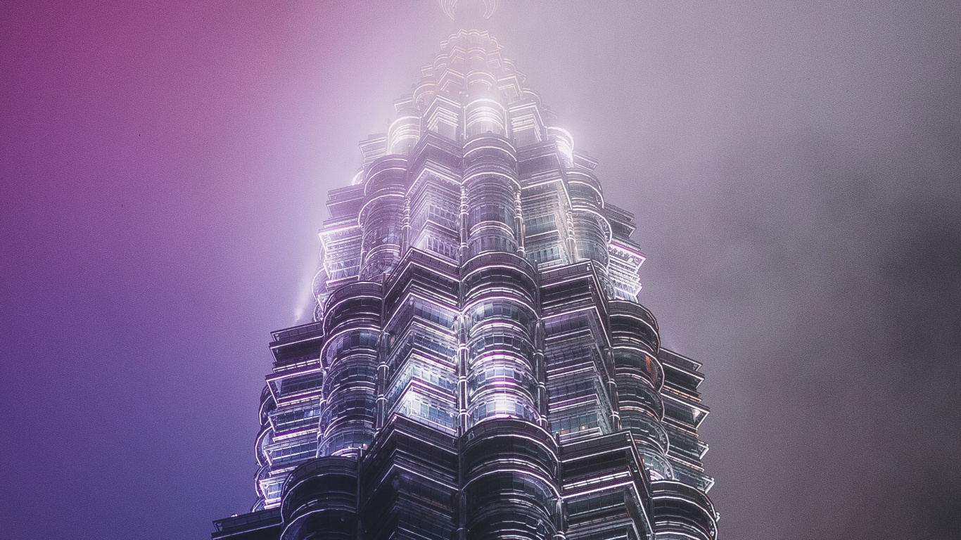 Ambiente, Edificio, Torre, Torre de Bloques, Fila. Wallpaper in 1366x768 Resolution