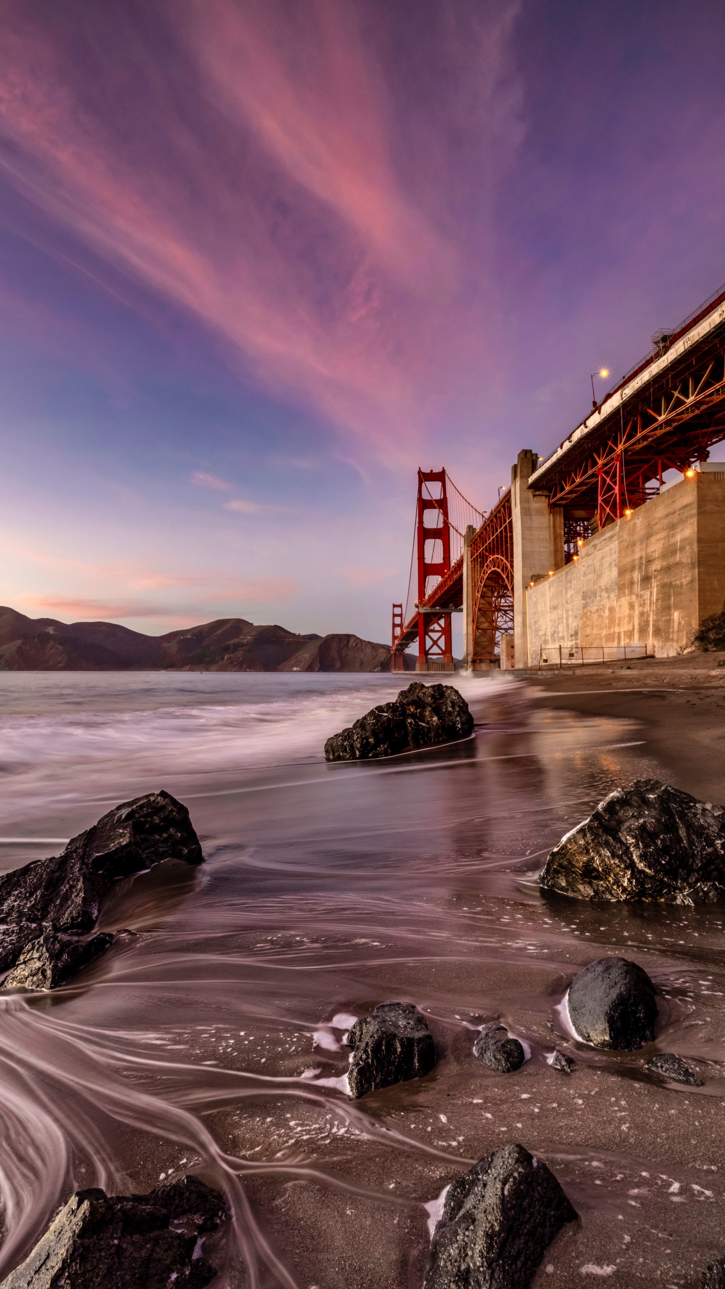 水资源, 气氛, 地平线, 日落 壁纸 1440x2560 允许