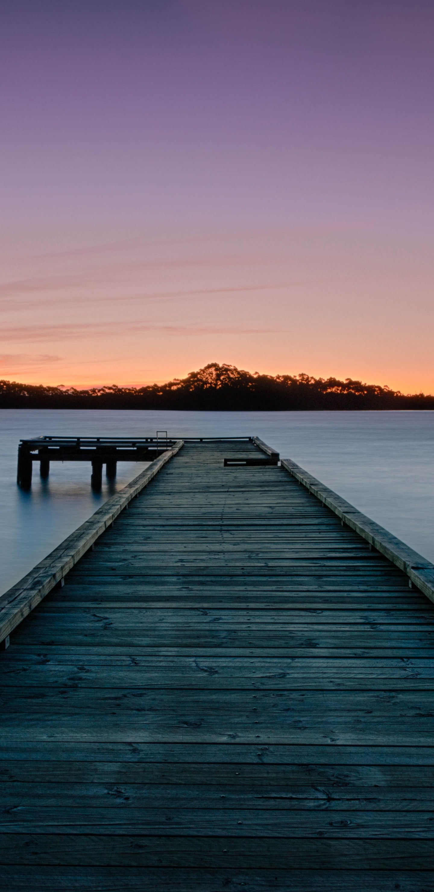 Horizon, Eau, Nature, Dock, Pier. Wallpaper in 1440x2960 Resolution