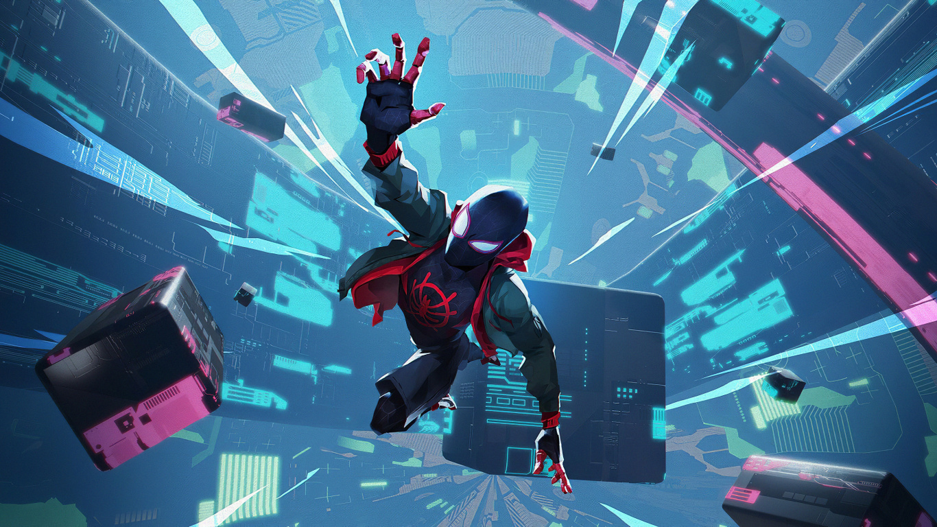 Man in Black and Red Jacket and Black Pants Jumping on Air. Wallpaper in 1366x768 Resolution