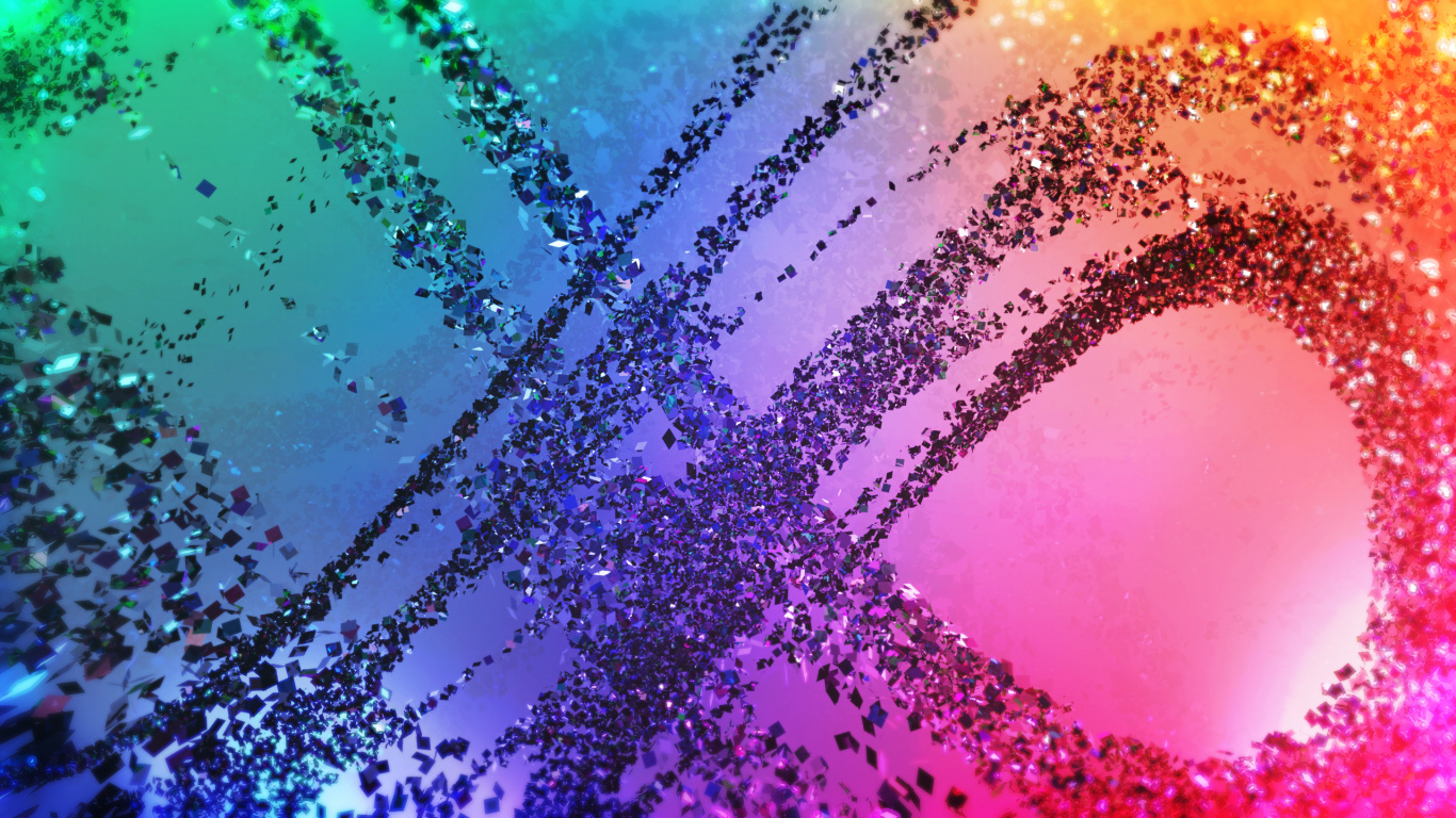 闪闪发光, 紫色的, 粉红色, 紫罗兰色, 色彩 壁纸 1366x768 允许