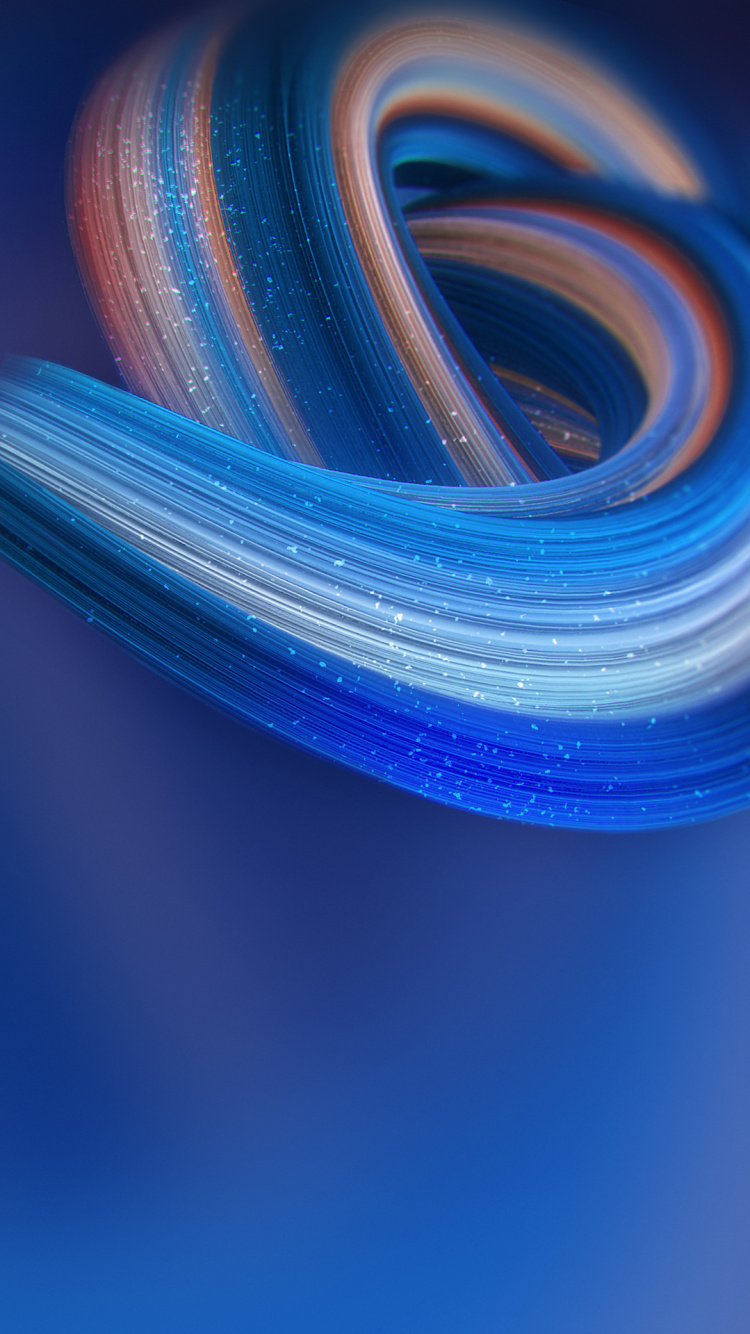 智能手机, 安卓, 华为P20, 色彩, 电蓝色的 壁纸 750x1334 允许