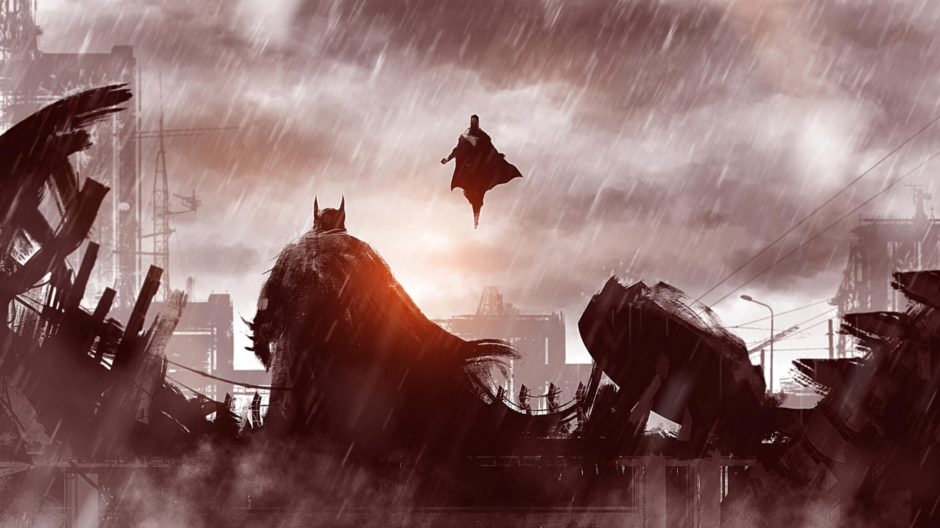 Mann im Roten Und Schwarzen Anzug, Der Auf Felsformationsmalerei Steht. Wallpaper in 1366x768 Resolution