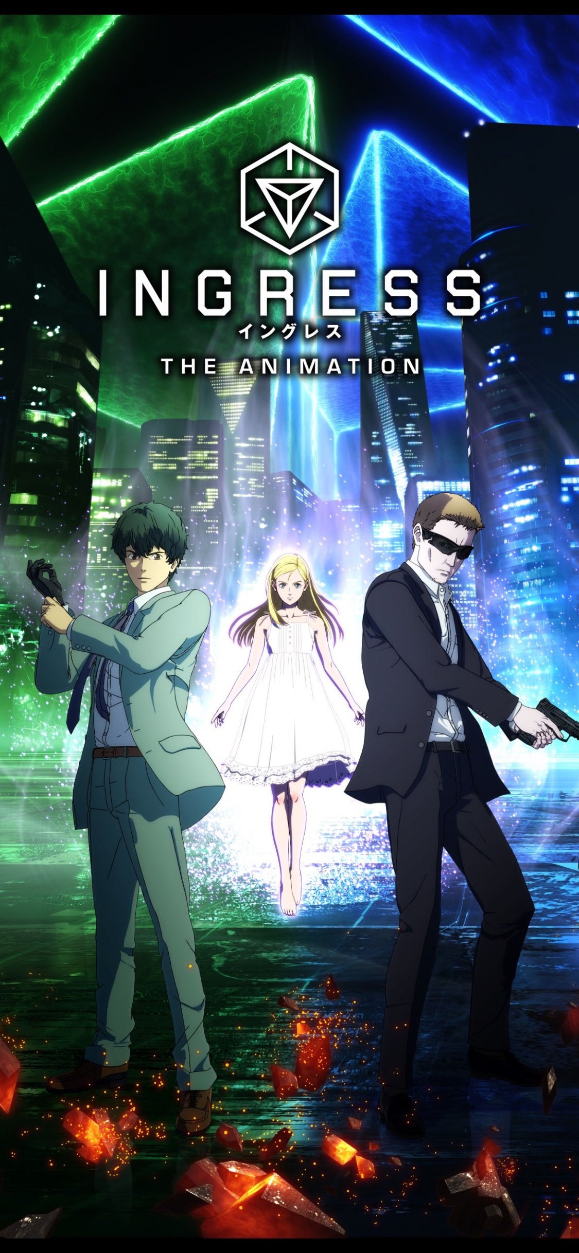 Mann Und Frau Stehen Auf Der Bühne. Wallpaper in 1125x2436 Resolution