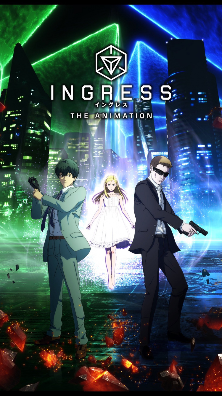 Mann Und Frau Stehen Auf Der Bühne. Wallpaper in 750x1334 Resolution