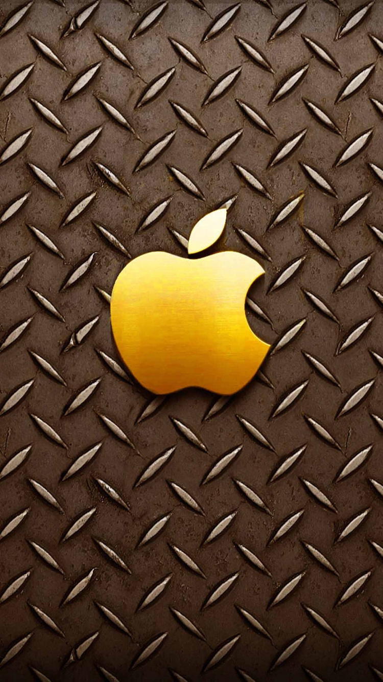 Apple, Gelb, Wand, Muster, Design. Wallpaper in 750x1334 Resolution